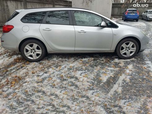 Opel astra j 2011 серый - фото 7