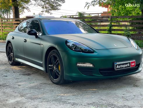 Porsche Panamera 2010 зеленый - фото 5