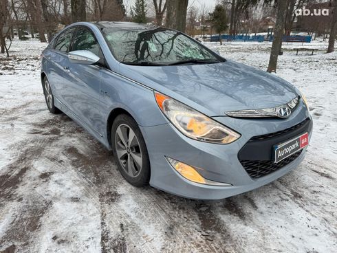 Hyundai Sonata 2011 синий - фото 3