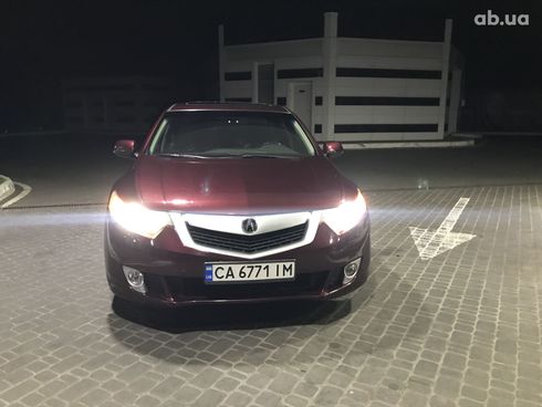 Acura TSX 2010 вишневый - фото 4