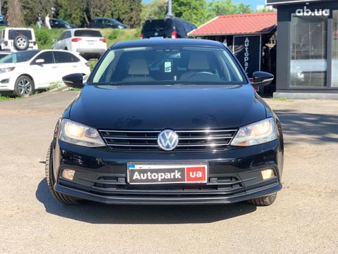 Volkswagen Jetta 2016 черный - фото 2