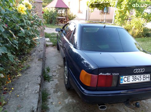 Audi 100 1993 синий - фото 8