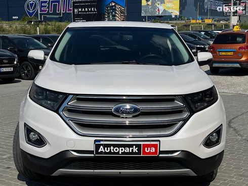 Ford Edge 2017 белый - фото 2