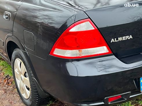 Nissan Almera 2008 черный - фото 9