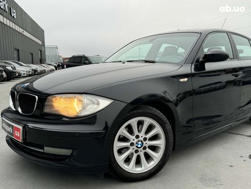 BMW 1 серия 2008 черный - фото 9