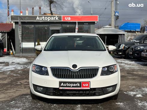 Skoda octavia a7 2014 белый - фото 2