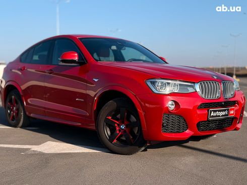 BMW X4 2017 красный - фото 5