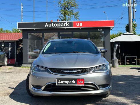 Chrysler 200 2015 серый - фото 3