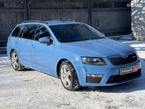 Skoda octavia a7 2015 синий - фото 3