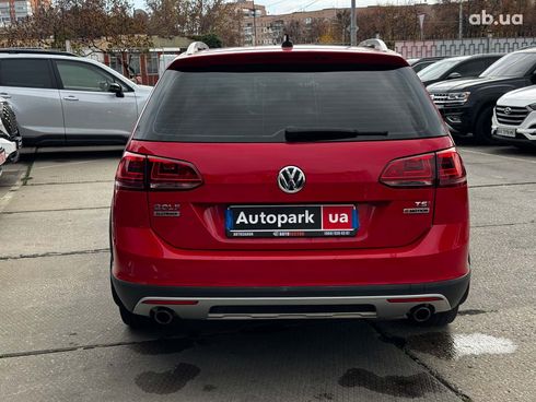 Volkswagen Golf 2016 красный - фото 5