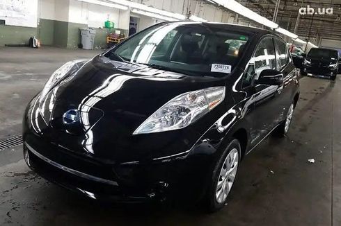 Nissan Leaf 2015 черный - фото 4