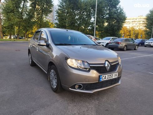 Renault Logan 2014 бежевый - фото 5