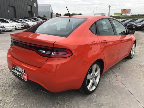 Dodge Dart 2015 оранжевый - фото 26