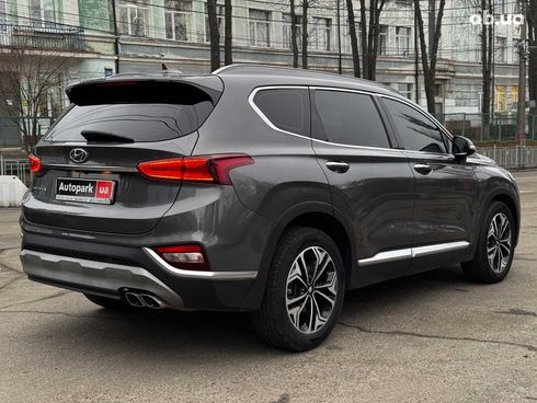 Hyundai Santa Fe 2019 серый - фото 14