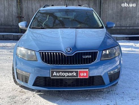 Skoda octavia a7 2015 синий - фото 2