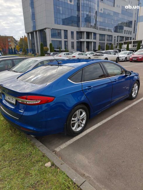 Ford Fusion 2018 синий - фото 6