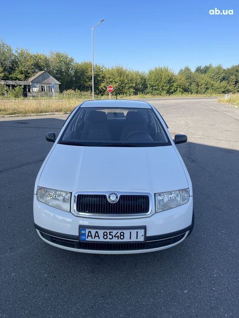 Skoda Fabia 2002 белый - фото 19