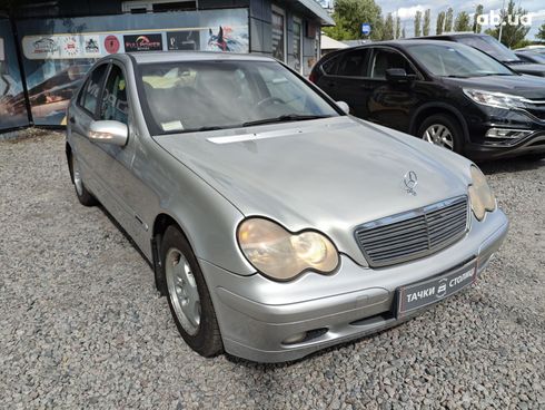 Mercedes-Benz C-Класс 2001 серебристый - фото 3