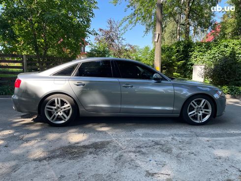 Audi A6 2014 серый - фото 5