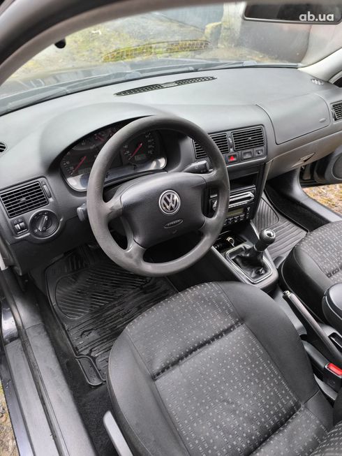 Volkswagen Golf 2001 черный - фото 5