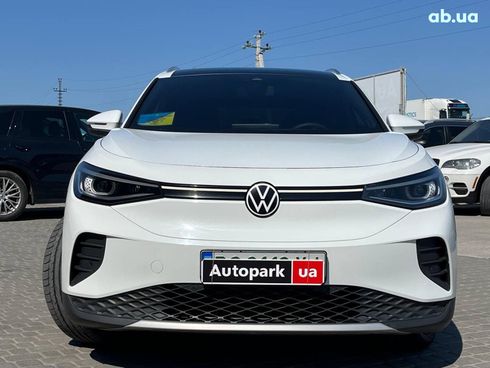 Volkswagen ID.4 2021 белый - фото 2