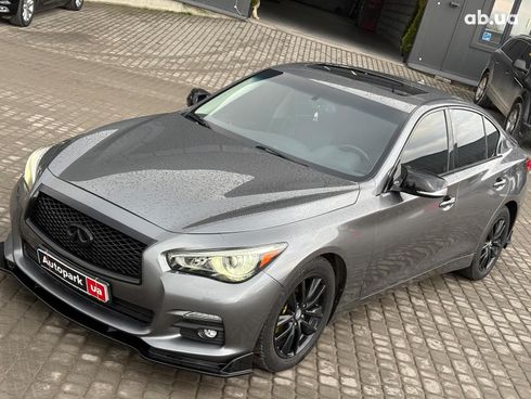 Infiniti Q50 2016 серый - фото 4