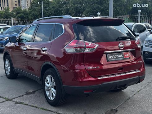 Nissan Rogue 2016 красный - фото 5
