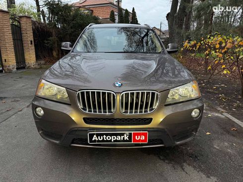 BMW X3 2011 коричневый - фото 2