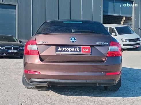 Skoda octavia a7 2017 коричневый - фото 13