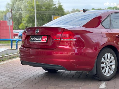 Volkswagen passat b7 2014 красный - фото 14