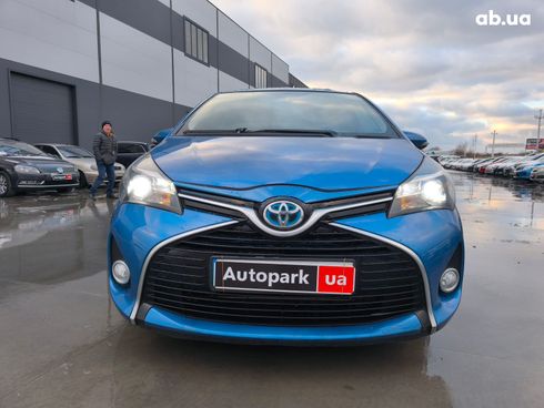 Toyota Yaris 2014 синий - фото 2