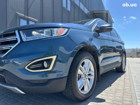 Ford Edge 2016 синий - фото 3