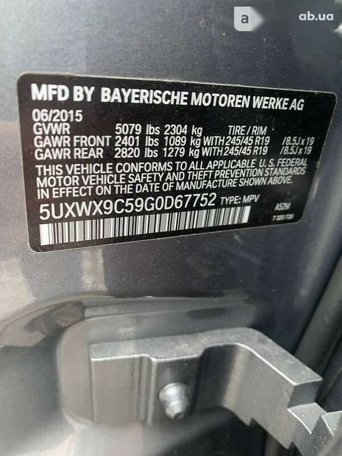 BMW X3 2015 - фото 21