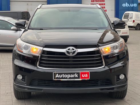 Toyota Highlander 2015 черный - фото 2