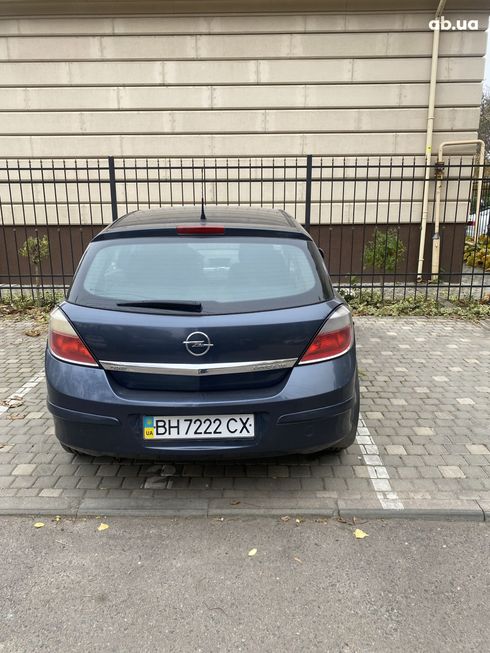 Opel Astra 2007 синий - фото 5