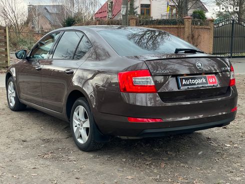 Skoda octavia a7 2014 коричневый - фото 9