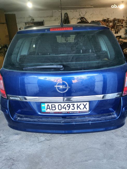 Opel Astra 2006 синий - фото 10