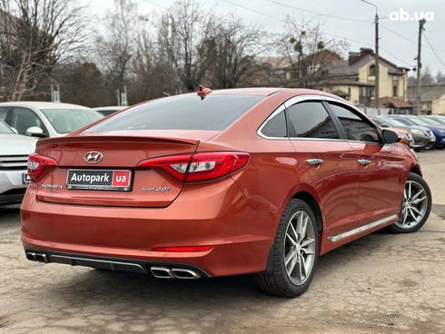 Hyundai Sonata 2015 оранжевый - фото 6