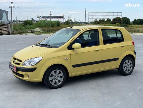 Hyundai Getz 2008 желтый - фото 8