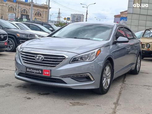 Hyundai Sonata 2015 серый - фото 4