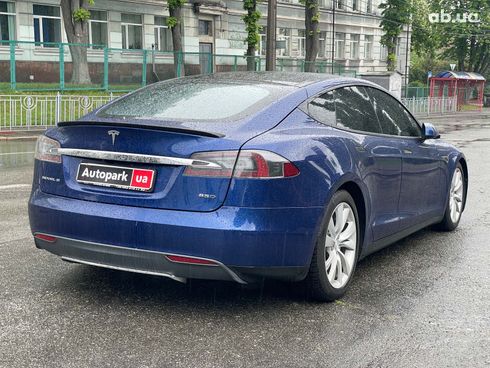 Tesla Model S 2015 синий - фото 7
