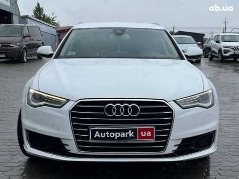 Audi A6 2016 белый - фото 2