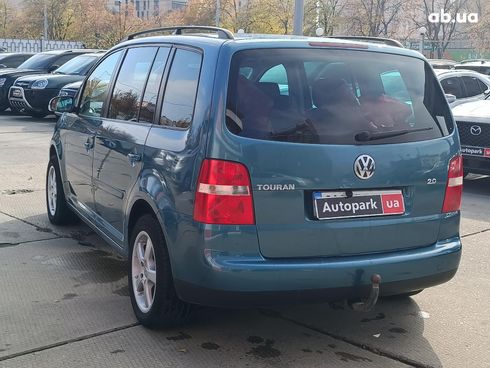 Volkswagen Touran 2005 синий - фото 12