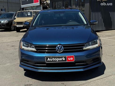 Volkswagen Jetta 2017 синий - фото 2