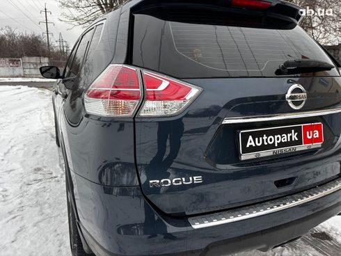 Nissan Rogue 2016 синий - фото 13