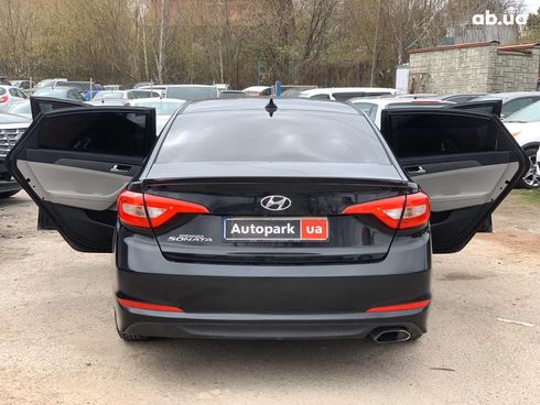 Hyundai Sonata 2015 черный - фото 16