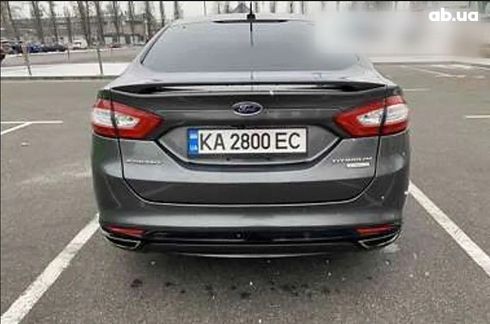 Ford Fusion 2016 серый - фото 7