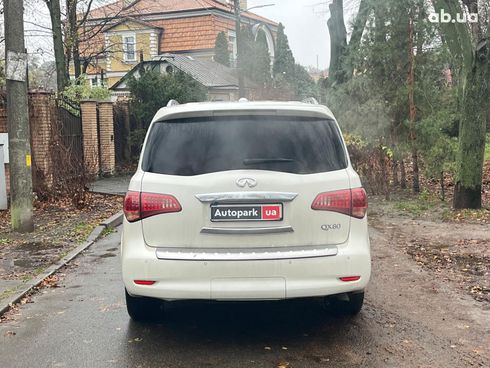 Infiniti QX80 2017 белый - фото 27