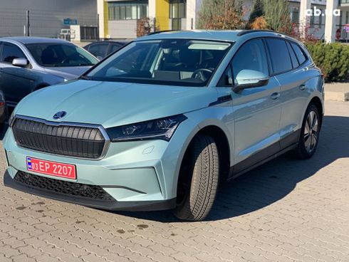 Skoda Enyaq 2021 голубой - фото 4