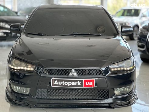 Mitsubishi lancer x 2008 черный - фото 2